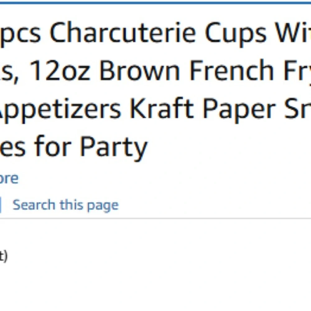 Brown Paper Cones for Charcuterie Party Snacks - NEW in Packaging